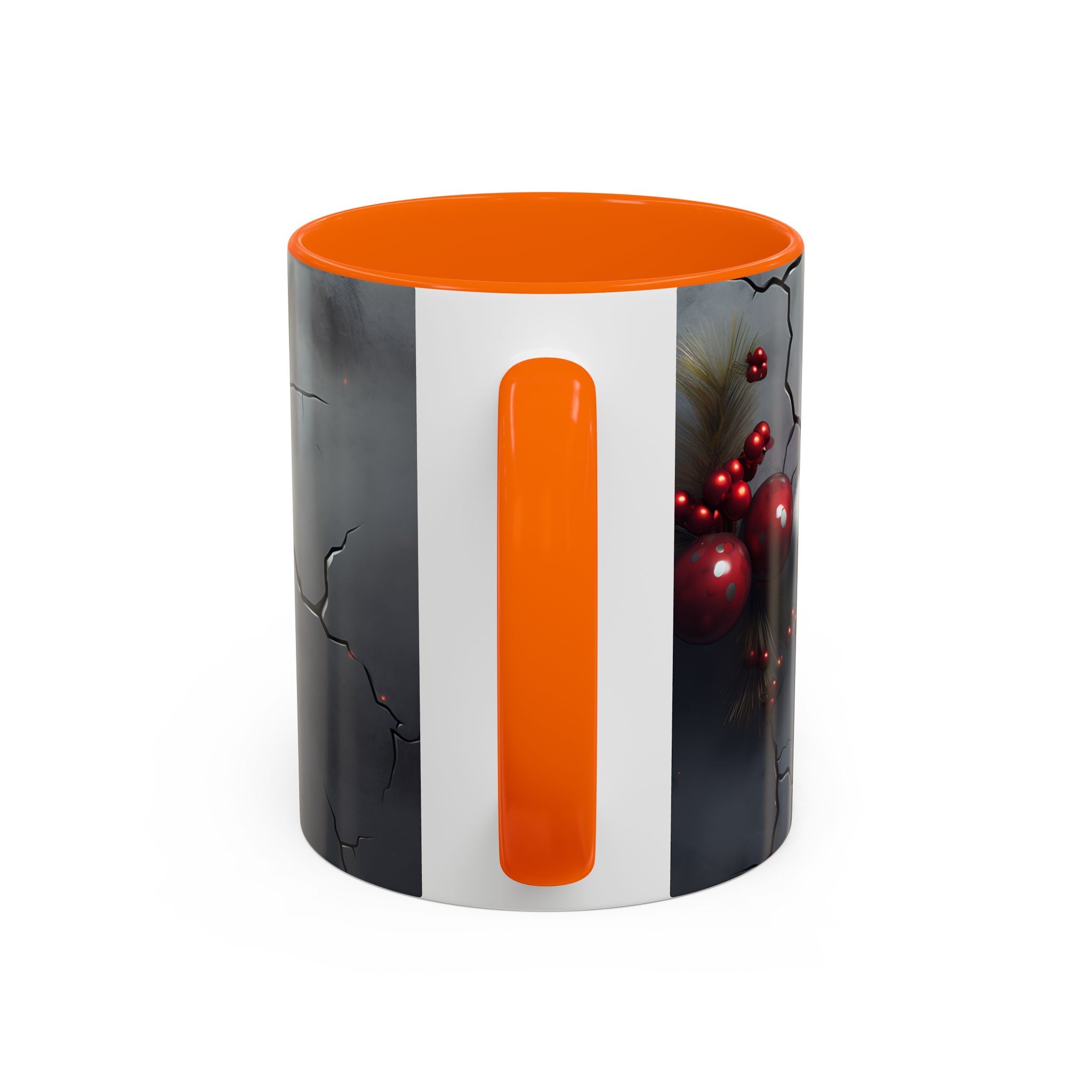 Skull Santa Accent Coffee Mug - Unique Holiday Gift, Halloween Decor, Gothic Style, Skull Lover Mug, Fun Coffee Cups