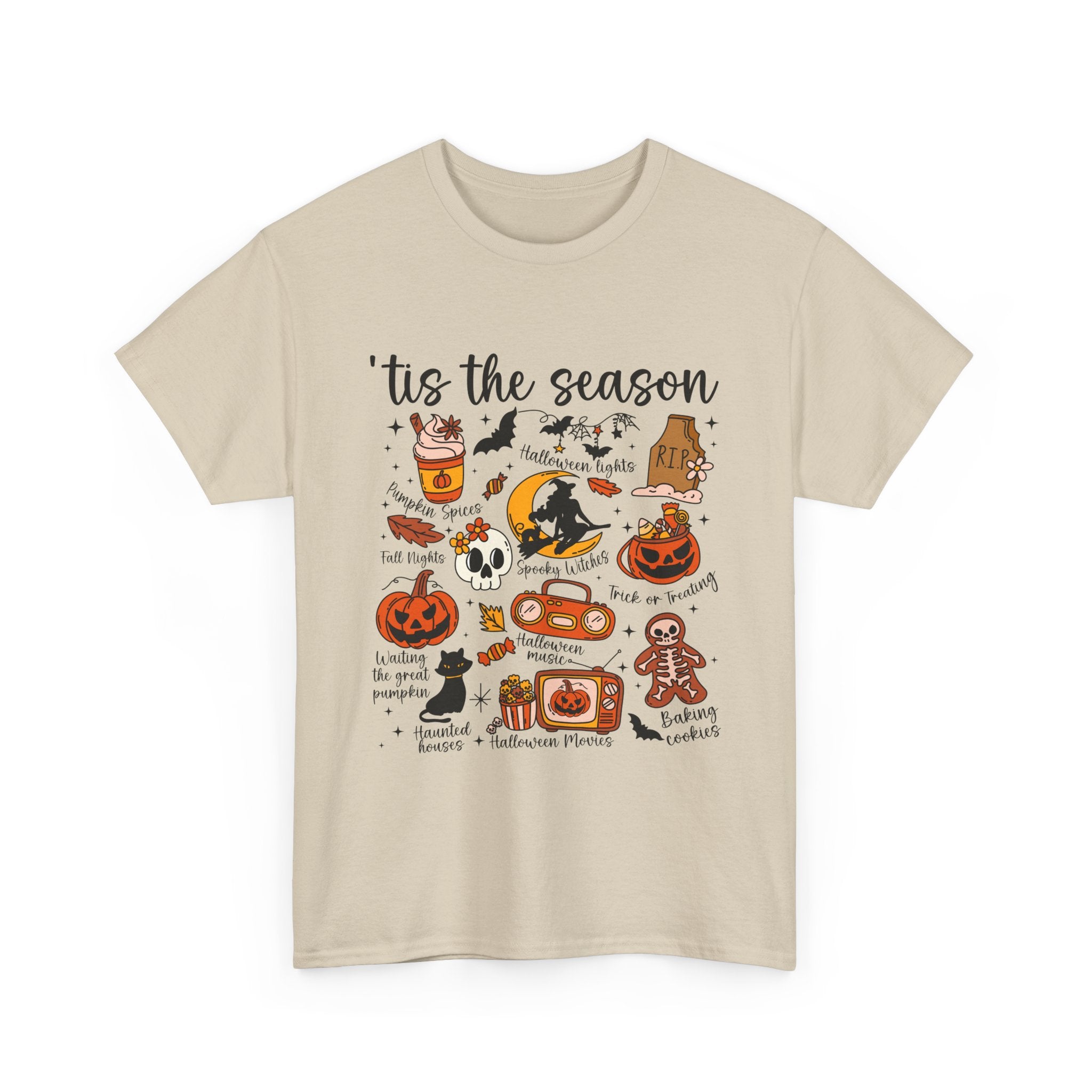 Cozy Seasonal Tee - Fall Vibes, Halloween, Pumpkin Spice, Unisex T-Shirt, Gift for Friends, Autumn Fashion