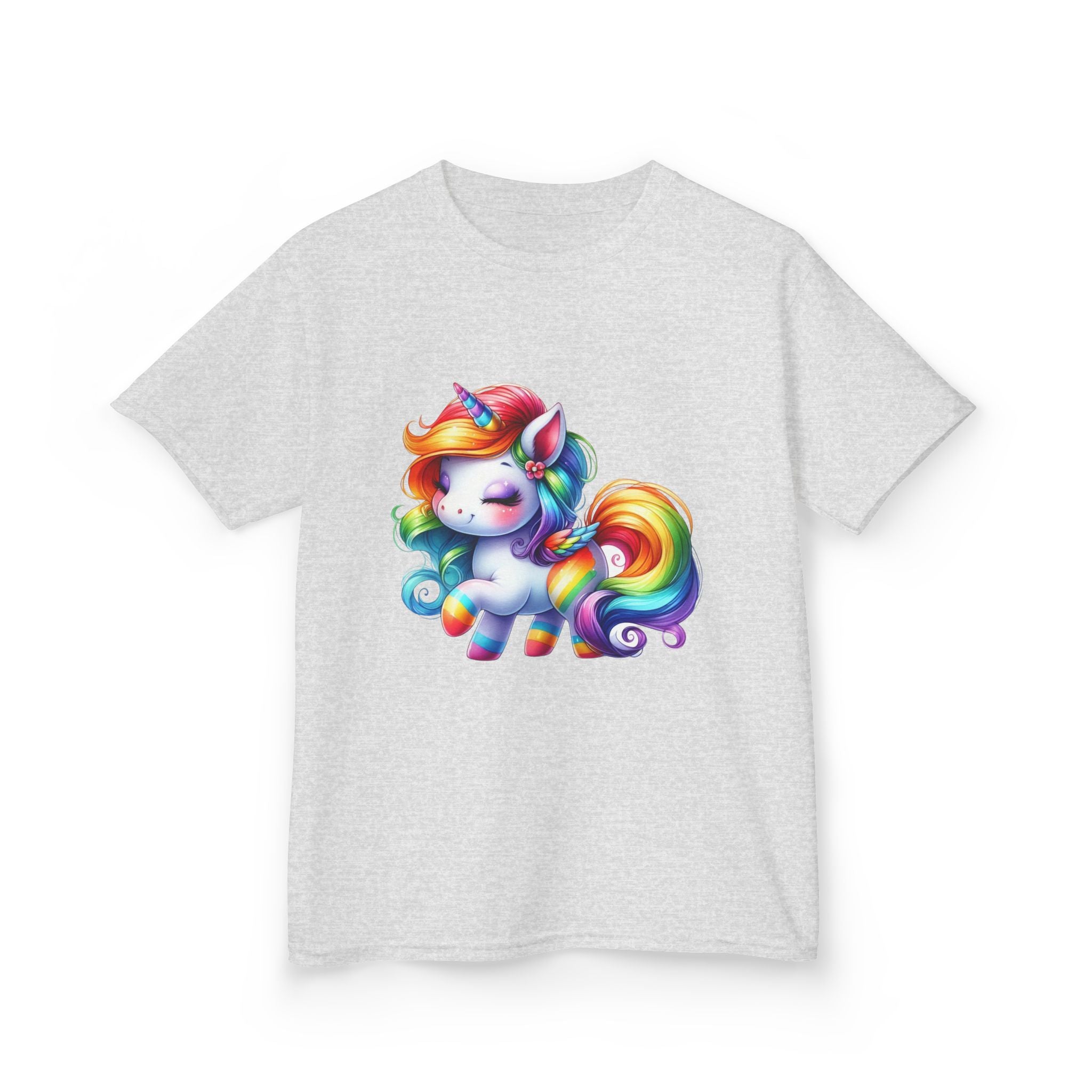 Rainbow Unicorn Kids Tee, Cute Unicorn Shirt, Children's Graphic Tee, Birthday Gift, Playful Kids Apparel, Magical Unicorn Outfit
