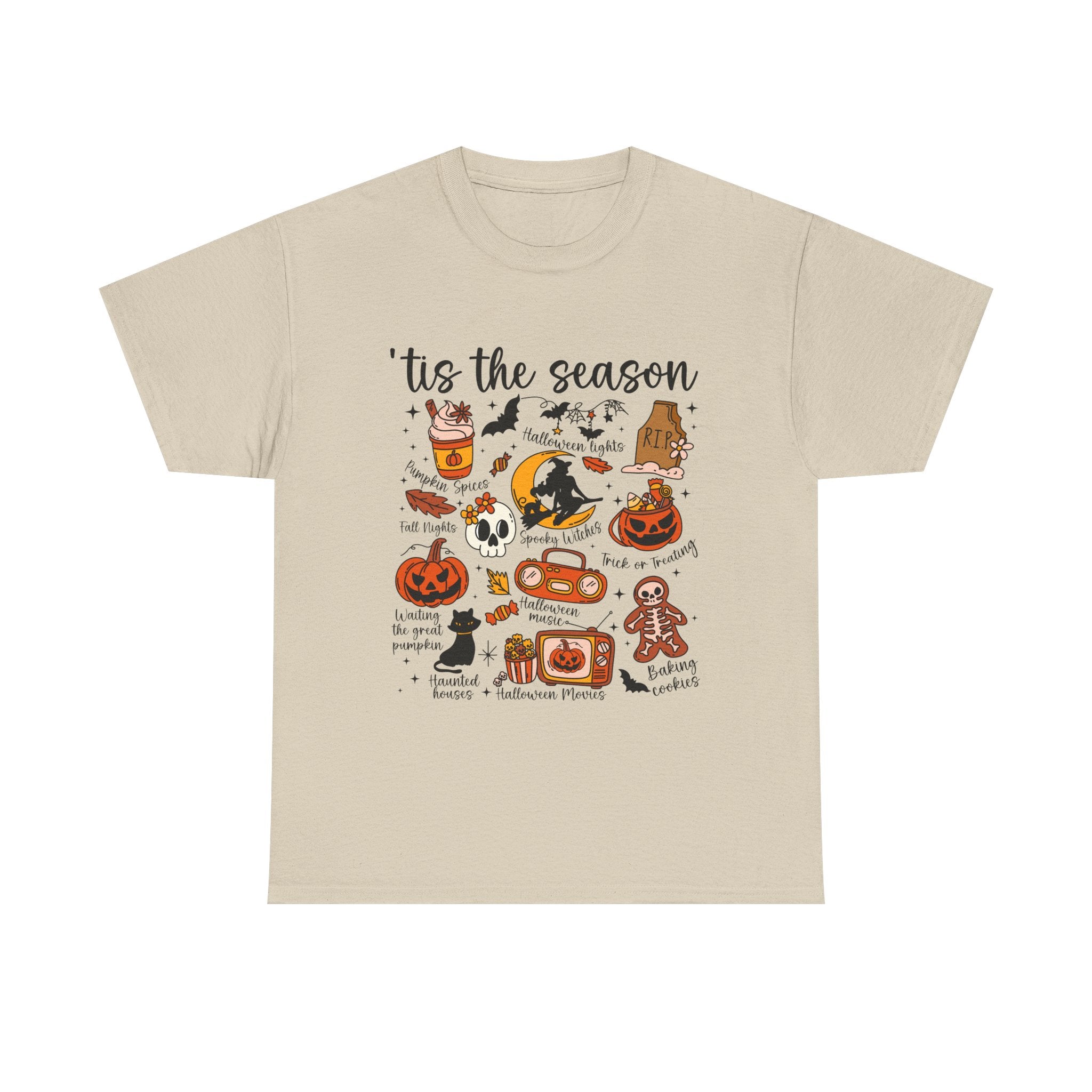 Cozy Seasonal Tee - Fall Vibes, Halloween, Pumpkin Spice, Unisex T-Shirt, Gift for Friends, Autumn Fashion