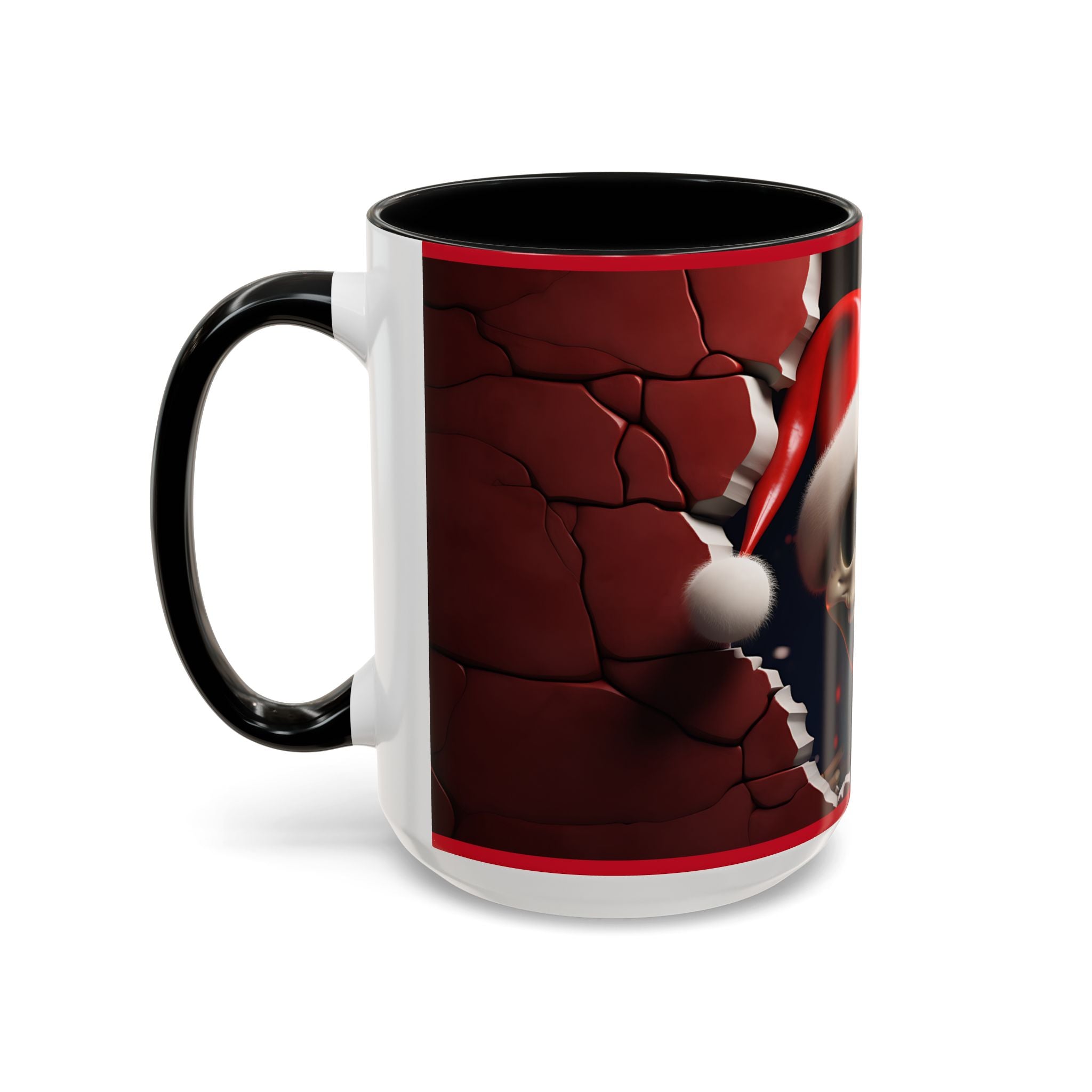 Holiday Skeleton Coffee Mug - Festive Skull Design, Unique Gift for Halloween, Christmas, Coffee Lovers, Drinkware