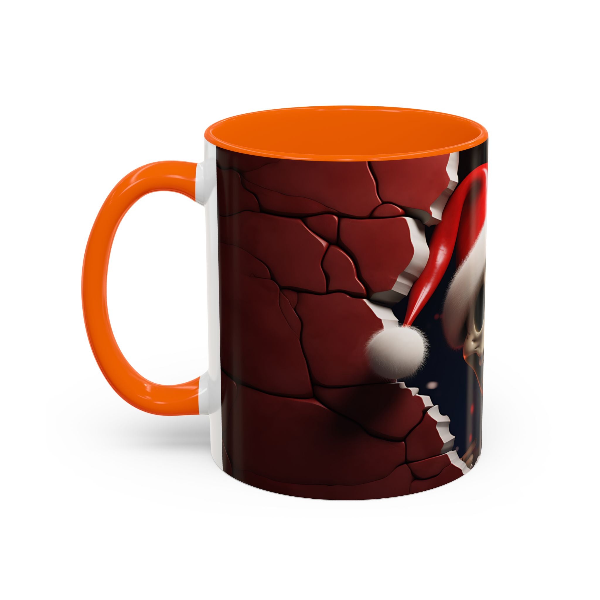 Holiday Skeleton Coffee Mug - Festive Skull Design, Unique Gift for Halloween, Christmas, Coffee Lovers, Drinkware