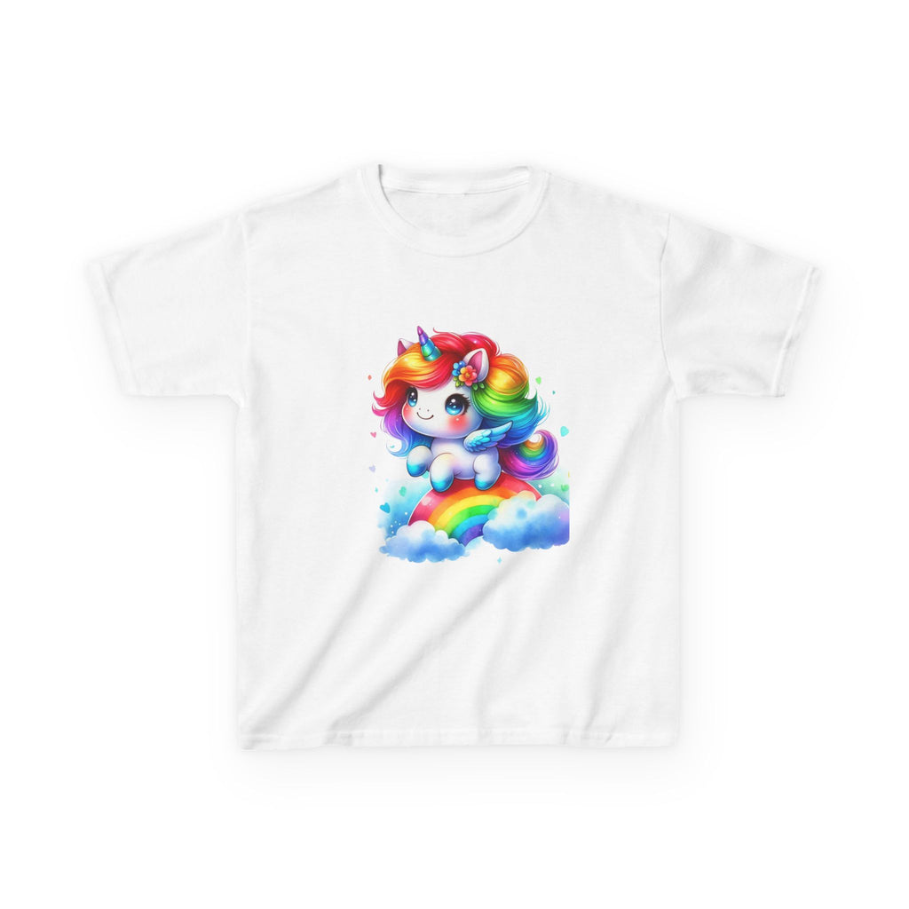 Unicorn Kids Tee, Rainbow Magic Shirt for Children, Birthday Gift, Playful T-Shirt, Cute Animal Clothing,