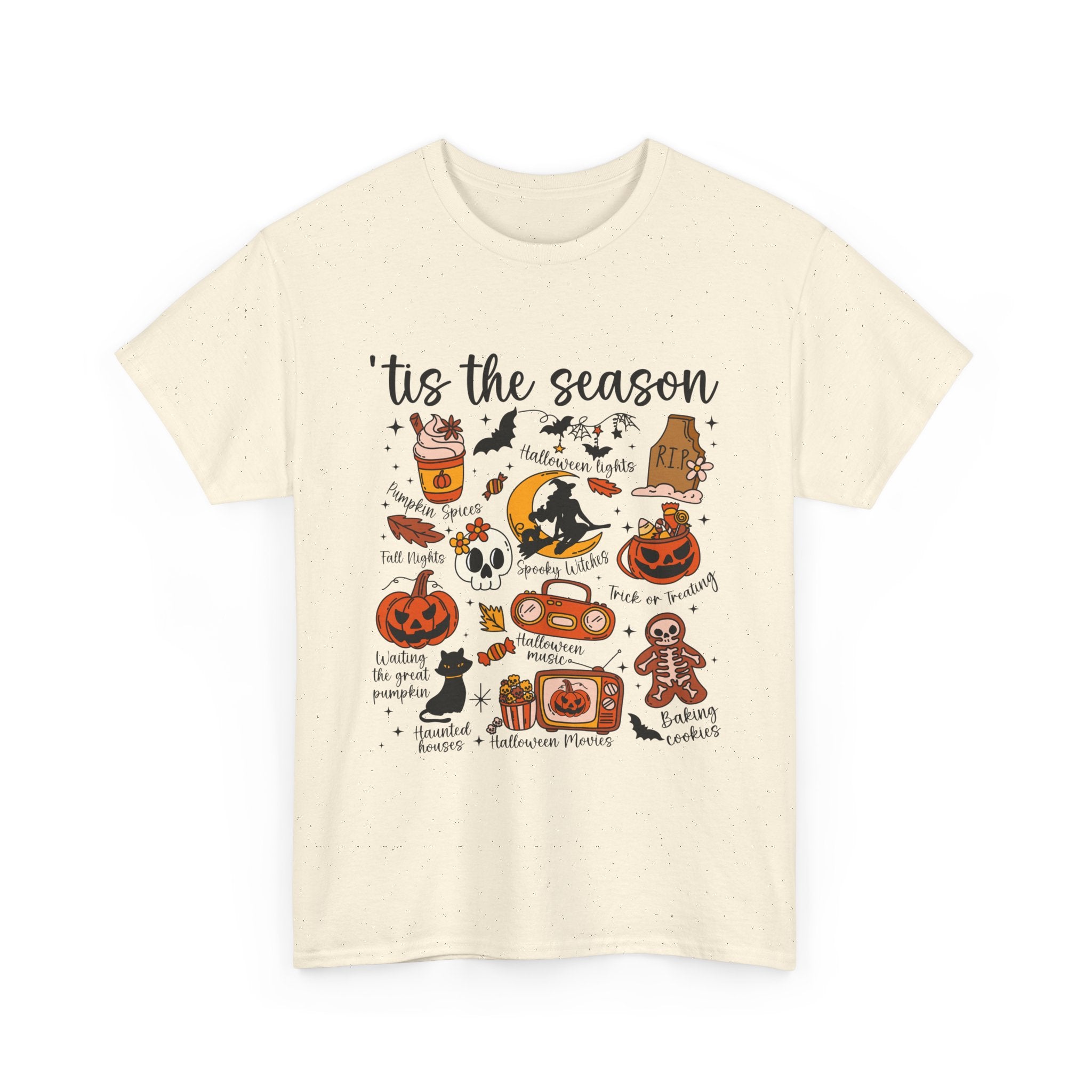 Cozy Seasonal Tee - Fall Vibes, Halloween, Pumpkin Spice, Unisex T-Shirt, Gift for Friends, Autumn Fashion