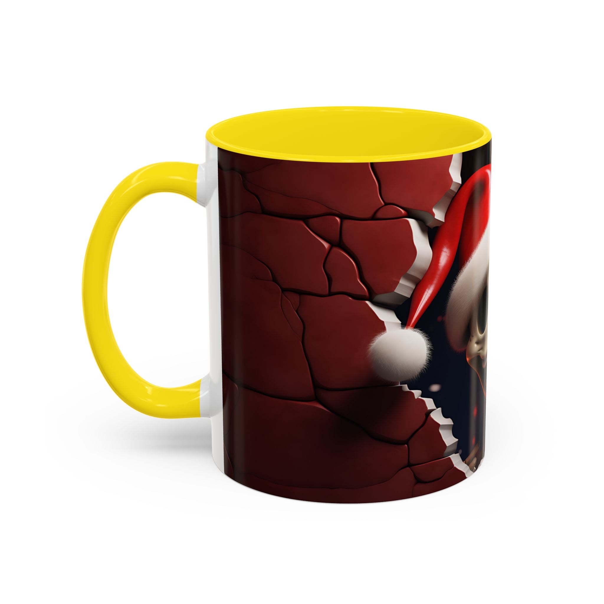 Holiday Skeleton Coffee Mug - Festive Skull Design, Unique Gift for Halloween, Christmas, Coffee Lovers, Drinkware