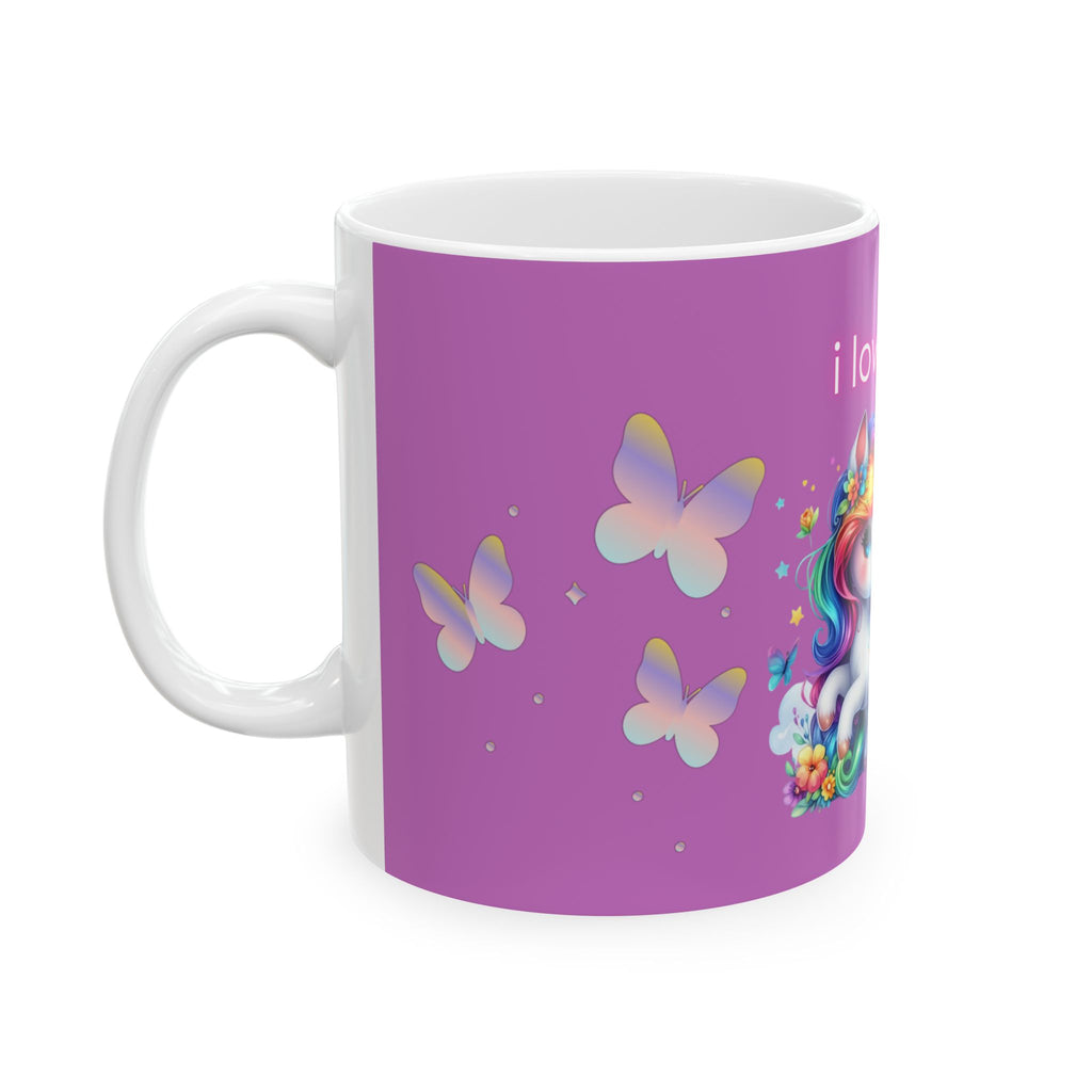 Magical Unicorn Mug - Perfect Gift for Kids, Rainbow Lovers, Birthdays, Valentine's Day, Tea/Coffee Enthusiasts, Cute Home Decor