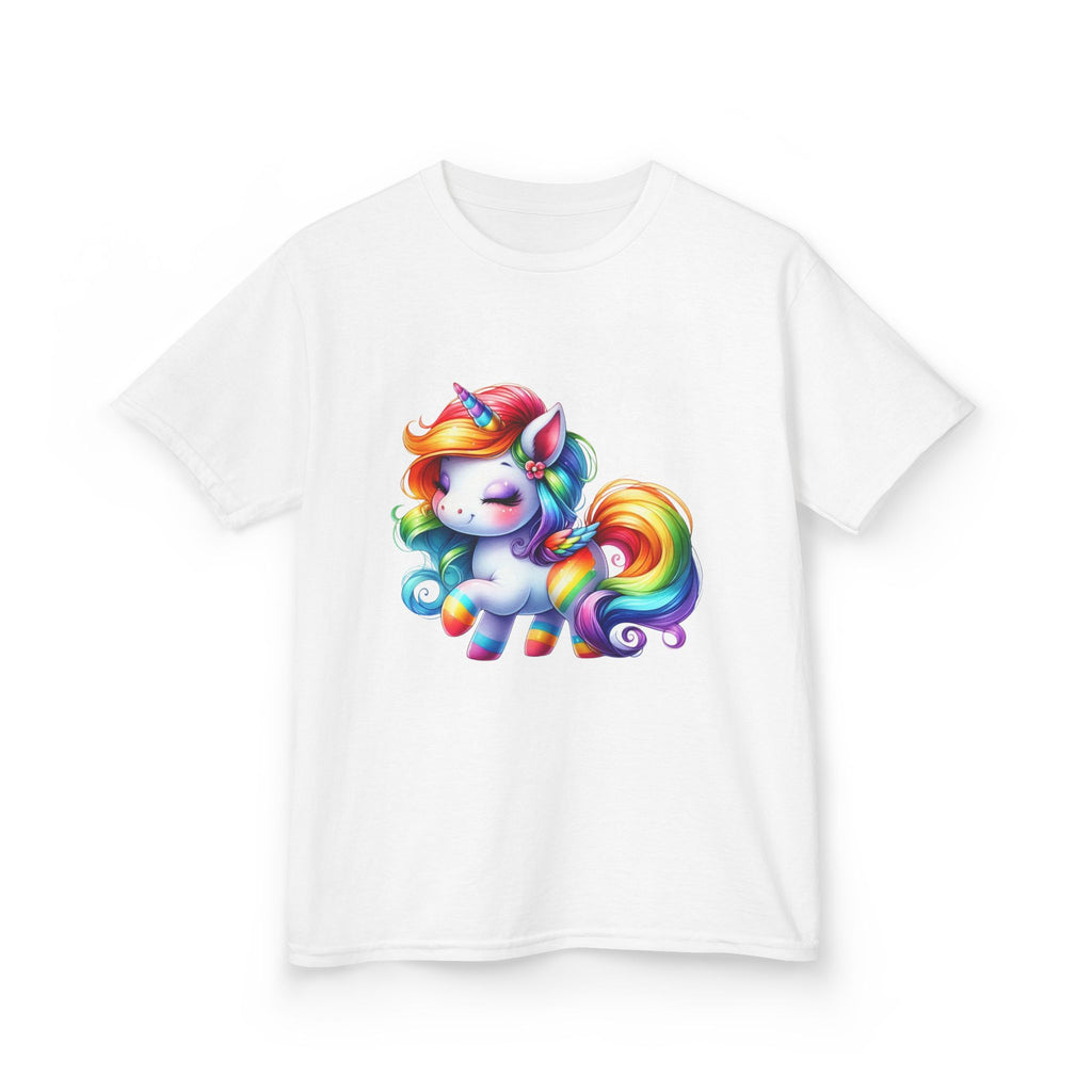 Rainbow Unicorn Kids Tee, Cute Unicorn Shirt, Children's Graphic Tee, Birthday Gift, Playful Kids Apparel, Magical Unicorn Outfit