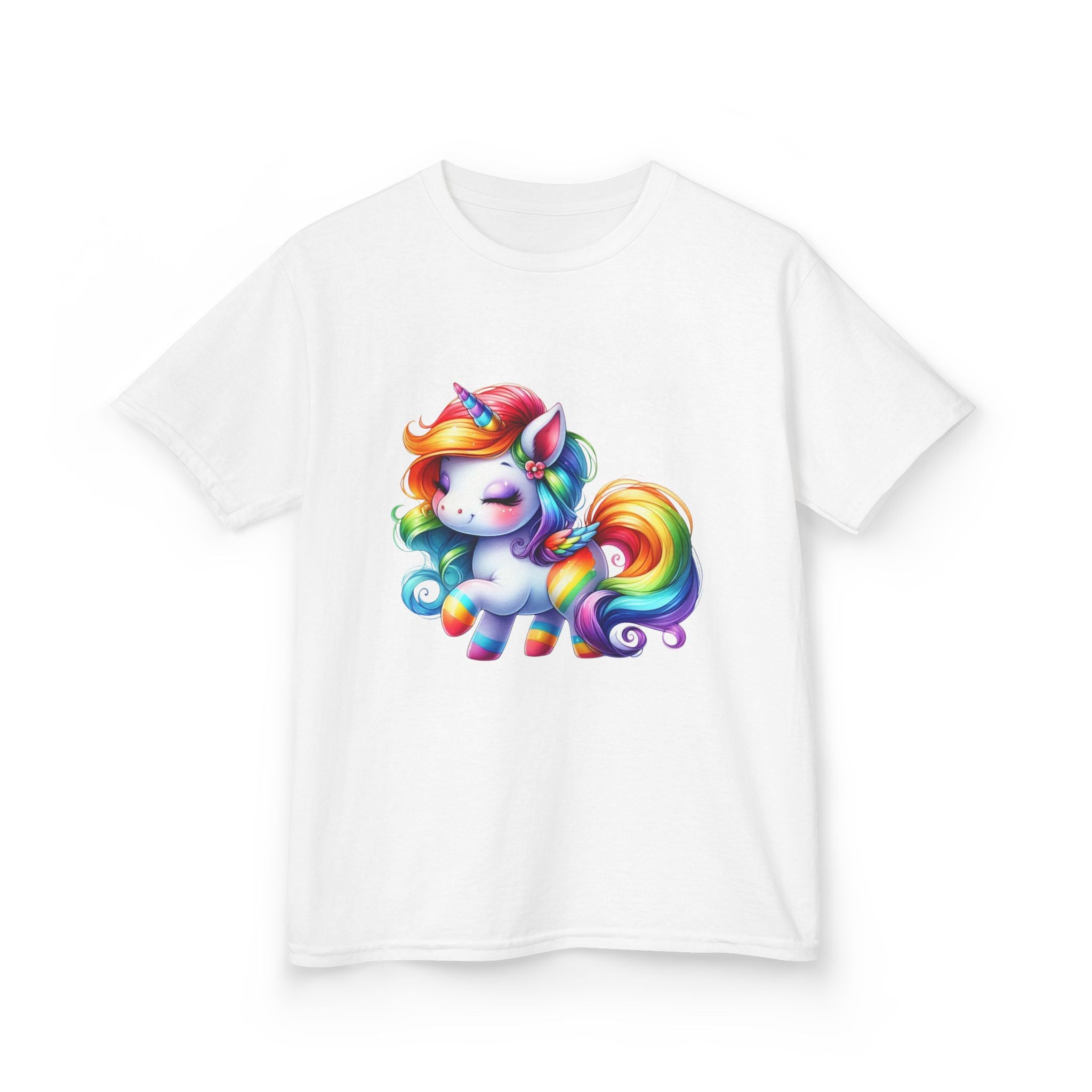 Rainbow Unicorn Kids Tee, Cute Unicorn Shirt, Children's Graphic Tee, Birthday Gift, Playful Kids Apparel, Magical Unicorn Outfit