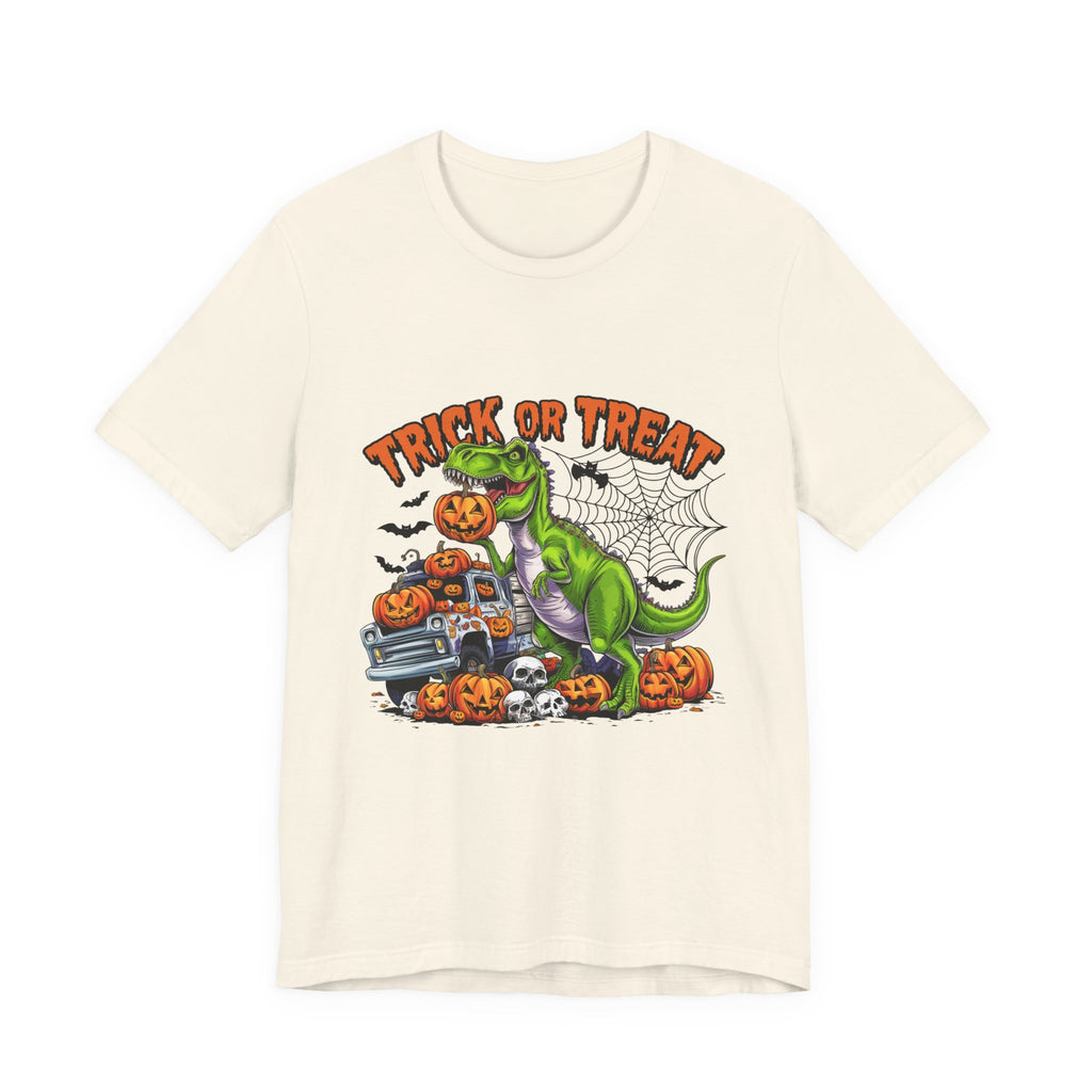Halloween Dinosaur Trick or Treat T-Shirt, Cute Tee for Kids, Spooky Halloween Apparel, Trick or Treat Shirt, Shirt for Halloween [...]