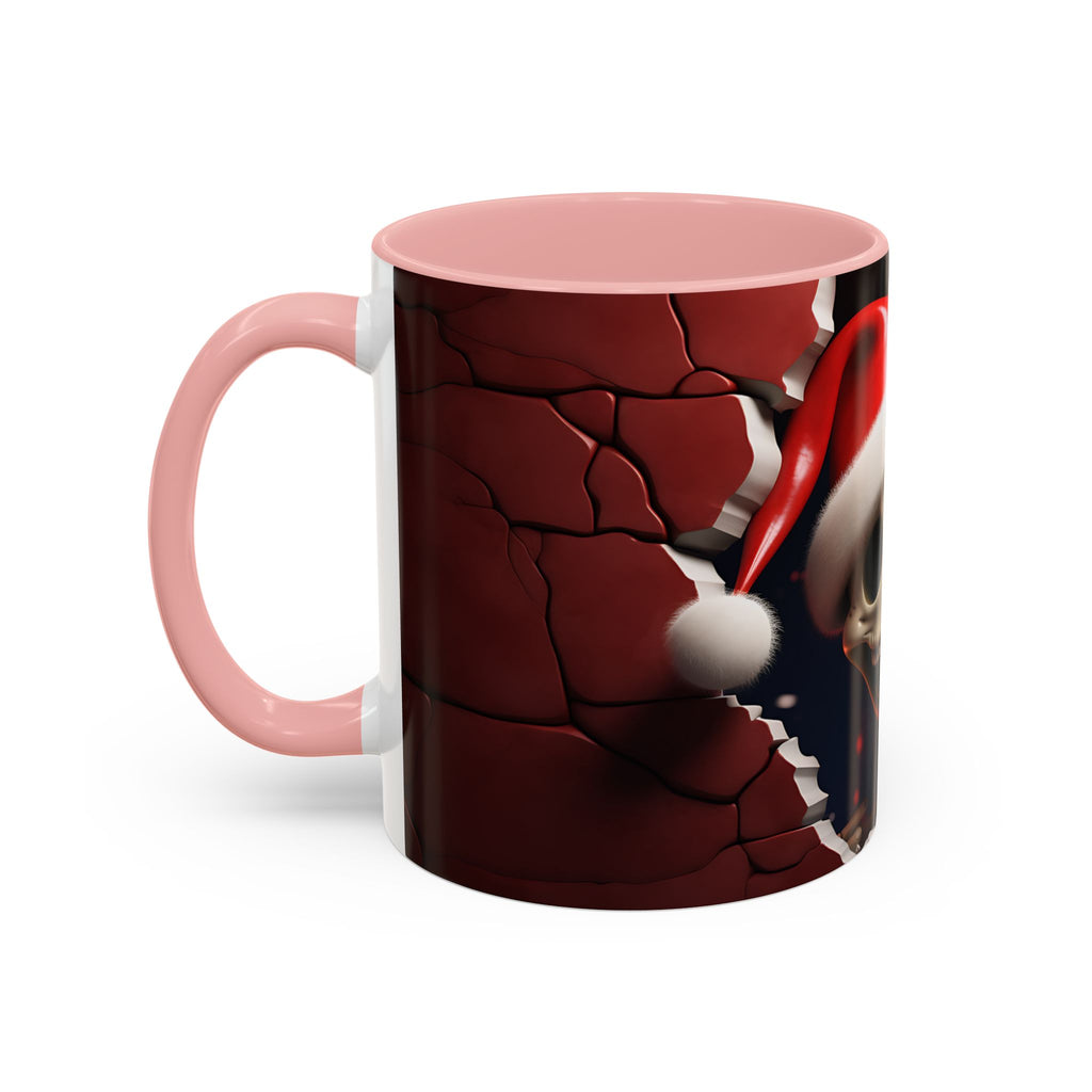 Holiday Skeleton Coffee Mug - Festive Skull Design, Unique Gift for Halloween, Christmas, Coffee Lovers, Drinkware