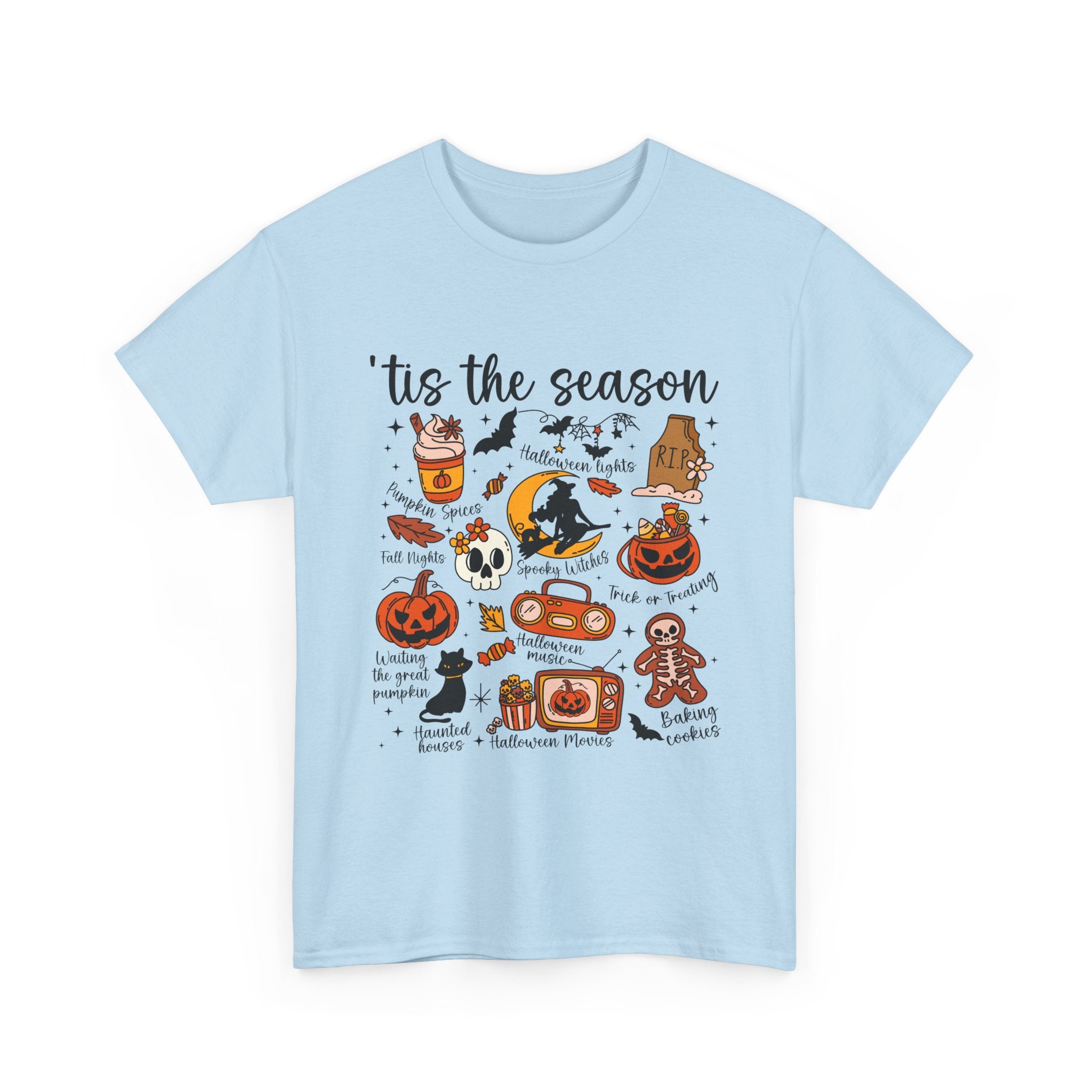 Cozy Seasonal Tee - Fall Vibes, Halloween, Pumpkin Spice, Unisex T-Shirt, Gift for Friends, Autumn Fashion