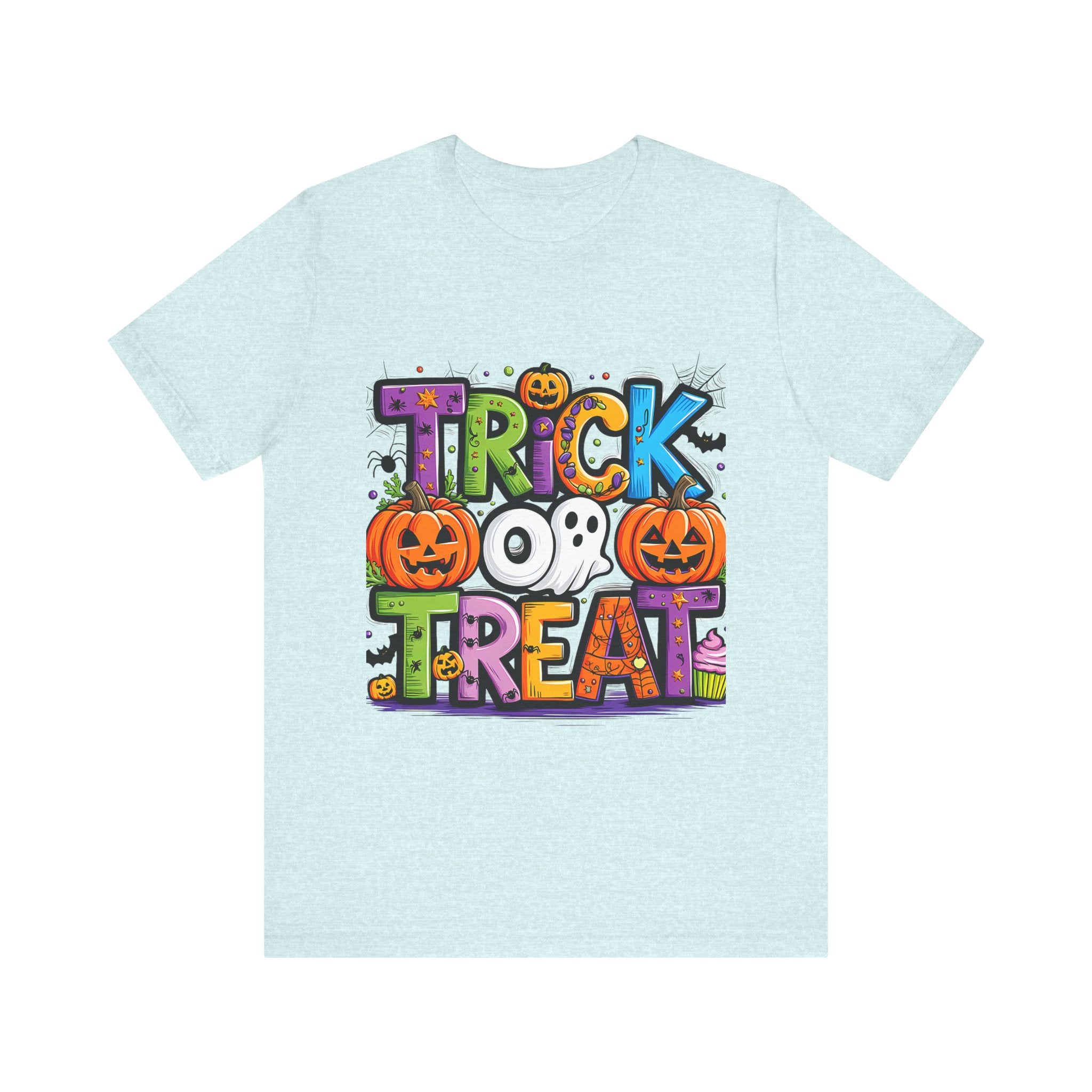 Halloween Trick or Treat T-Shirt | Unisex Short Sleeve Tee, Spooky Graphic Tee, Halloween Costume, Fall Festival Shirt, Kids & Adults