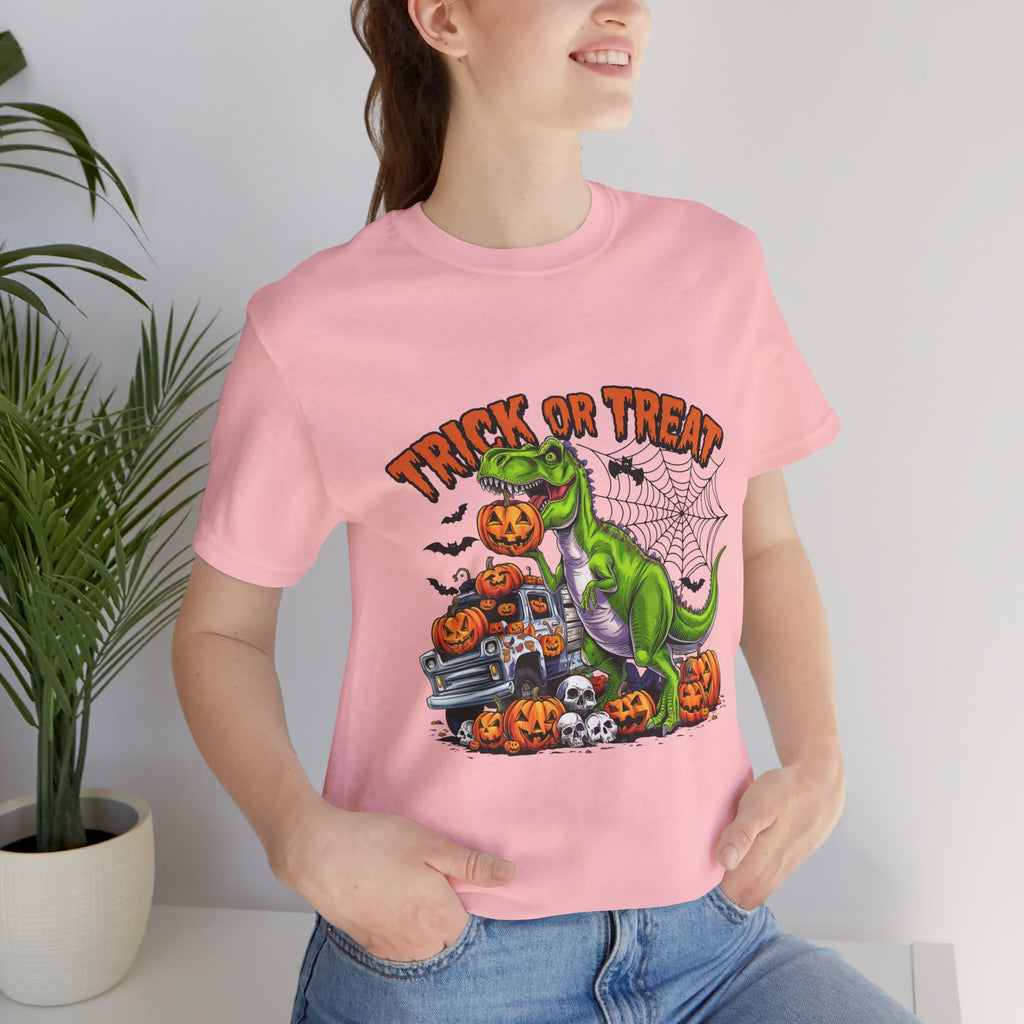 Halloween Dinosaur Trick or Treat T-Shirt, Cute Tee for Kids, Spooky Halloween Apparel, Trick or Treat Shirt, Shirt for Halloween [...]