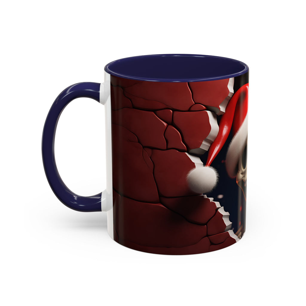 Holiday Skeleton Coffee Mug - Festive Skull Design, Unique Gift for Halloween, Christmas, Coffee Lovers, Drinkware