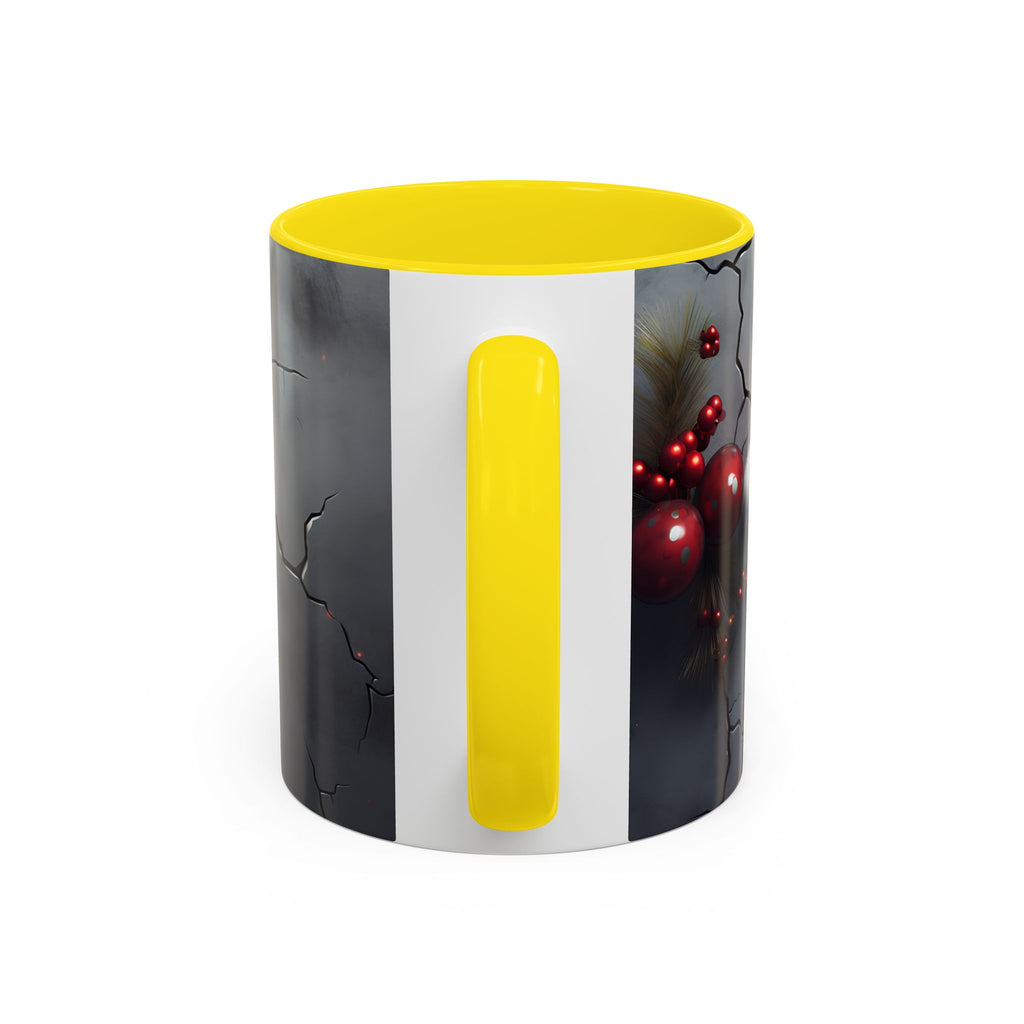 Skull Santa Accent Coffee Mug - Unique Holiday Gift, Halloween Decor, Gothic Style, Skull Lover Mug, Fun Coffee Cups