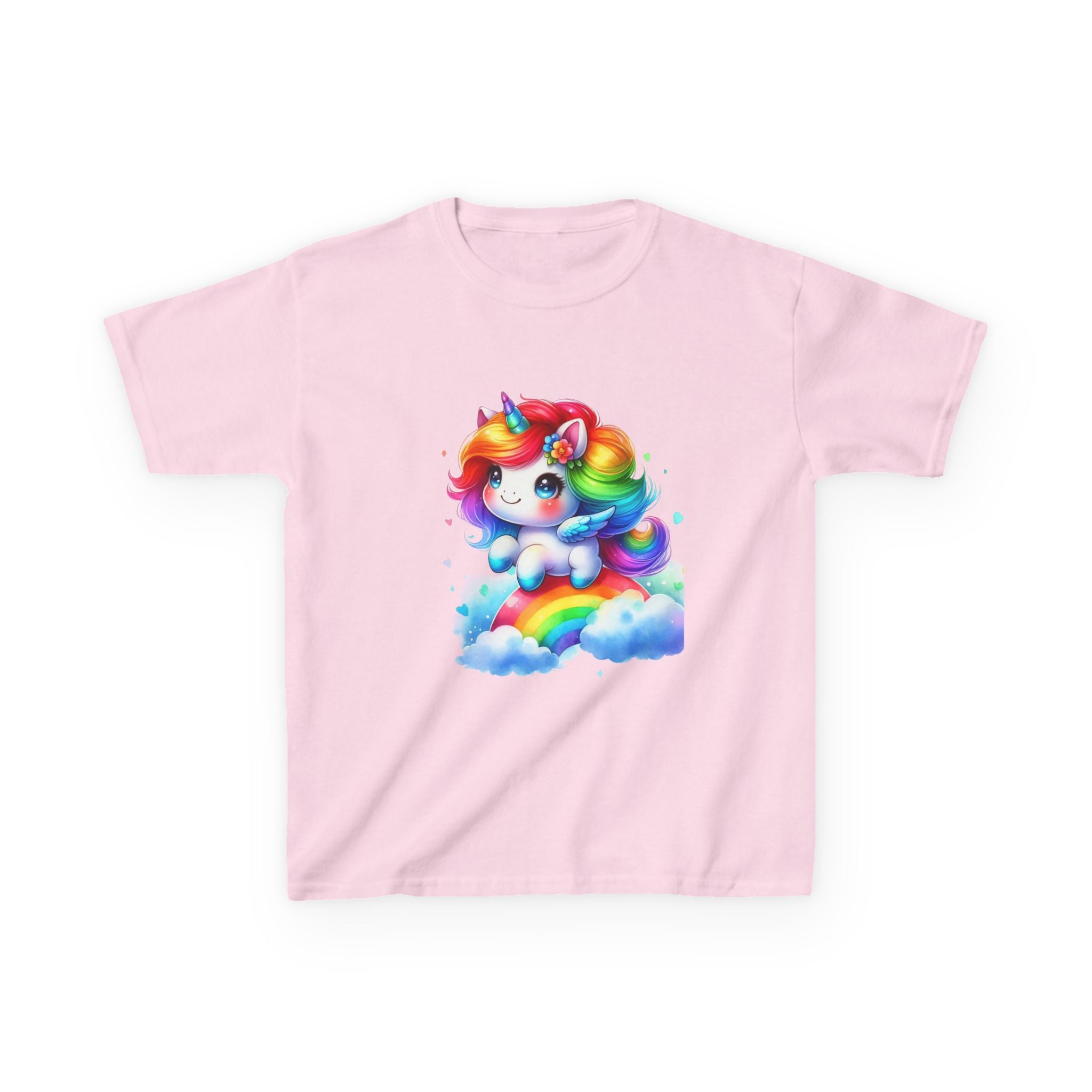 Unicorn Kids Tee, Rainbow Magic Shirt for Children, Birthday Gift, Playful T-Shirt, Cute Animal Clothing,