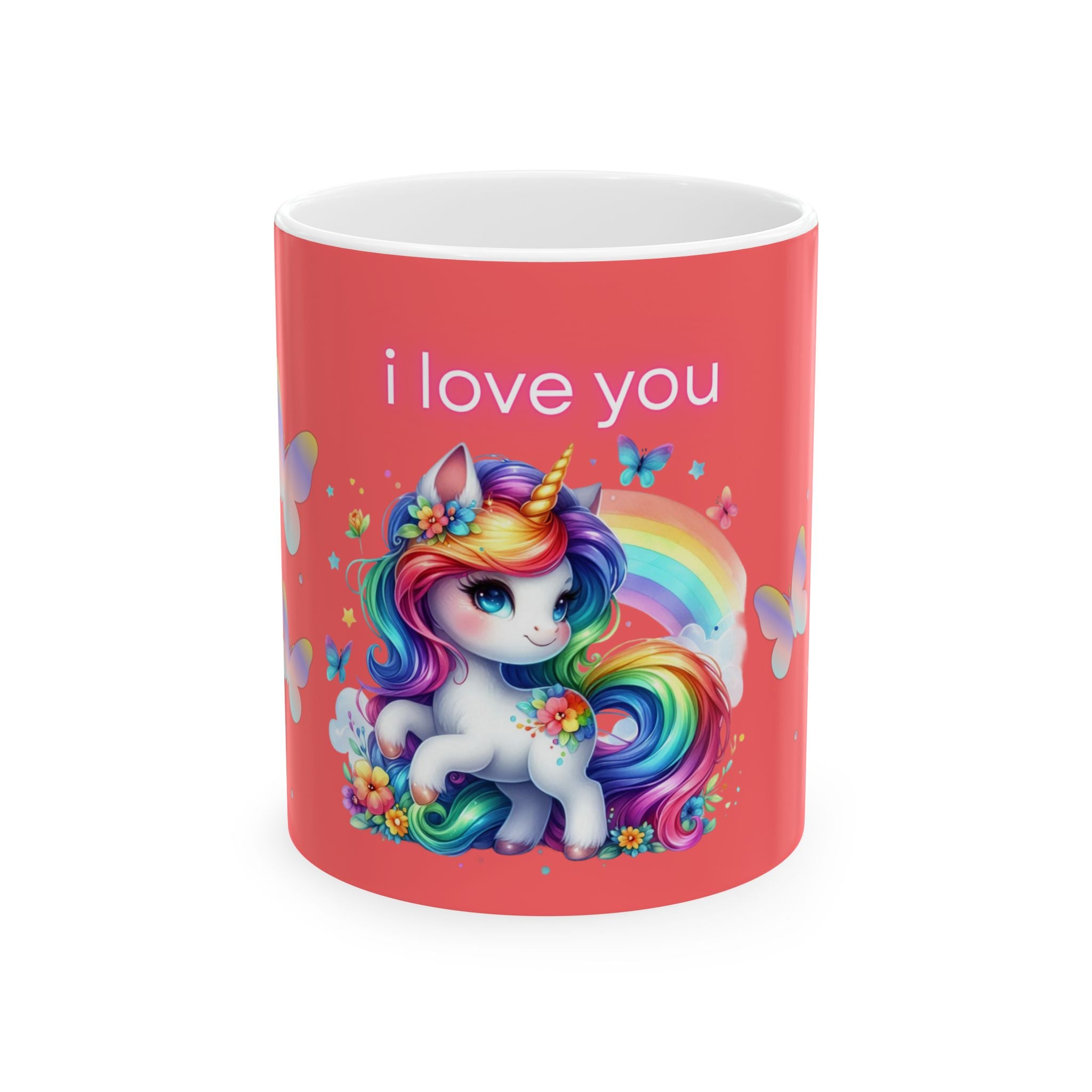 Whimsical Unicorn Mug - Perfect Gift for Kids, Fun Beverage Holder, Cute Ceramic Cup, Magical Decor, Birthday/Valentine's Day Present