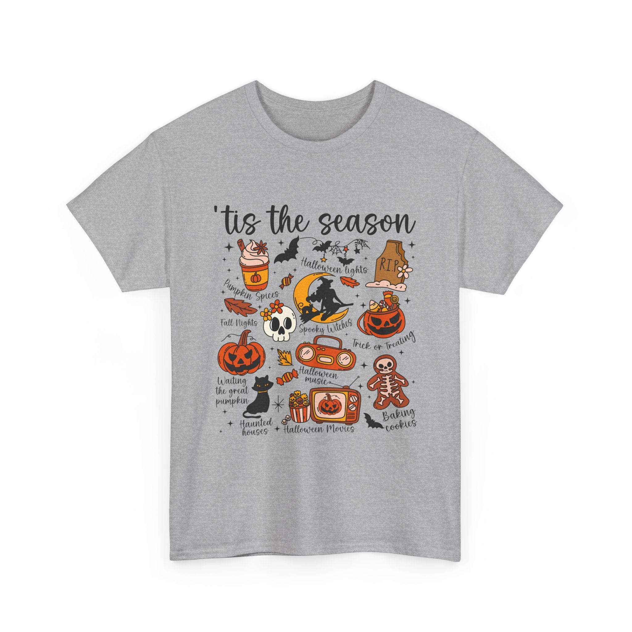 Cozy Seasonal Tee - Fall Vibes, Halloween, Pumpkin Spice, Unisex T-Shirt, Gift for Friends, Autumn Fashion