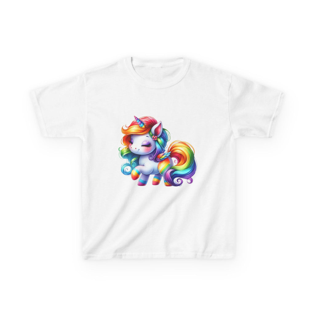 Rainbow Unicorn Kids Tee, Cute Unicorn Shirt, Children's Graphic Tee, Birthday Gift, Playful Kids Apparel, Magical Unicorn Outfit