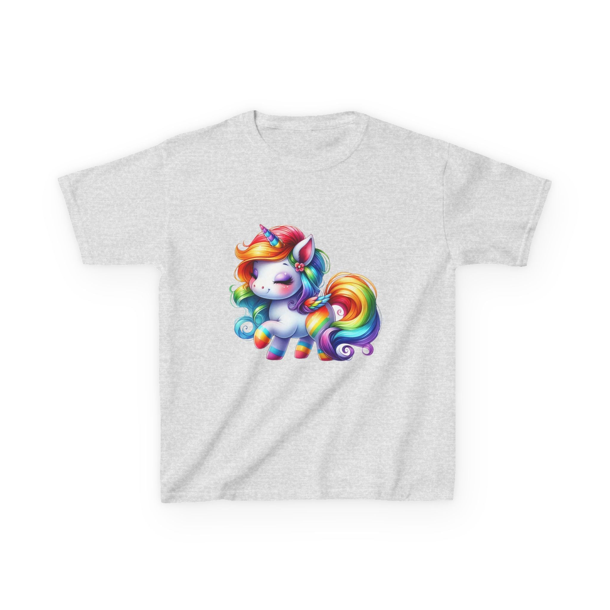 Rainbow Unicorn Kids Tee, Cute Unicorn Shirt, Children's Graphic Tee, Birthday Gift, Playful Kids Apparel, Magical Unicorn Outfit