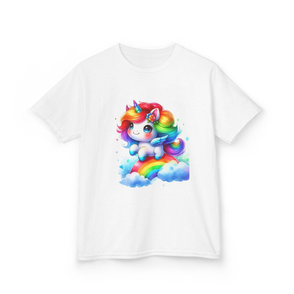 Unicorn Kids Tee, Rainbow Magic Shirt for Children, Birthday Gift, Playful T-Shirt, Cute Animal Clothing,