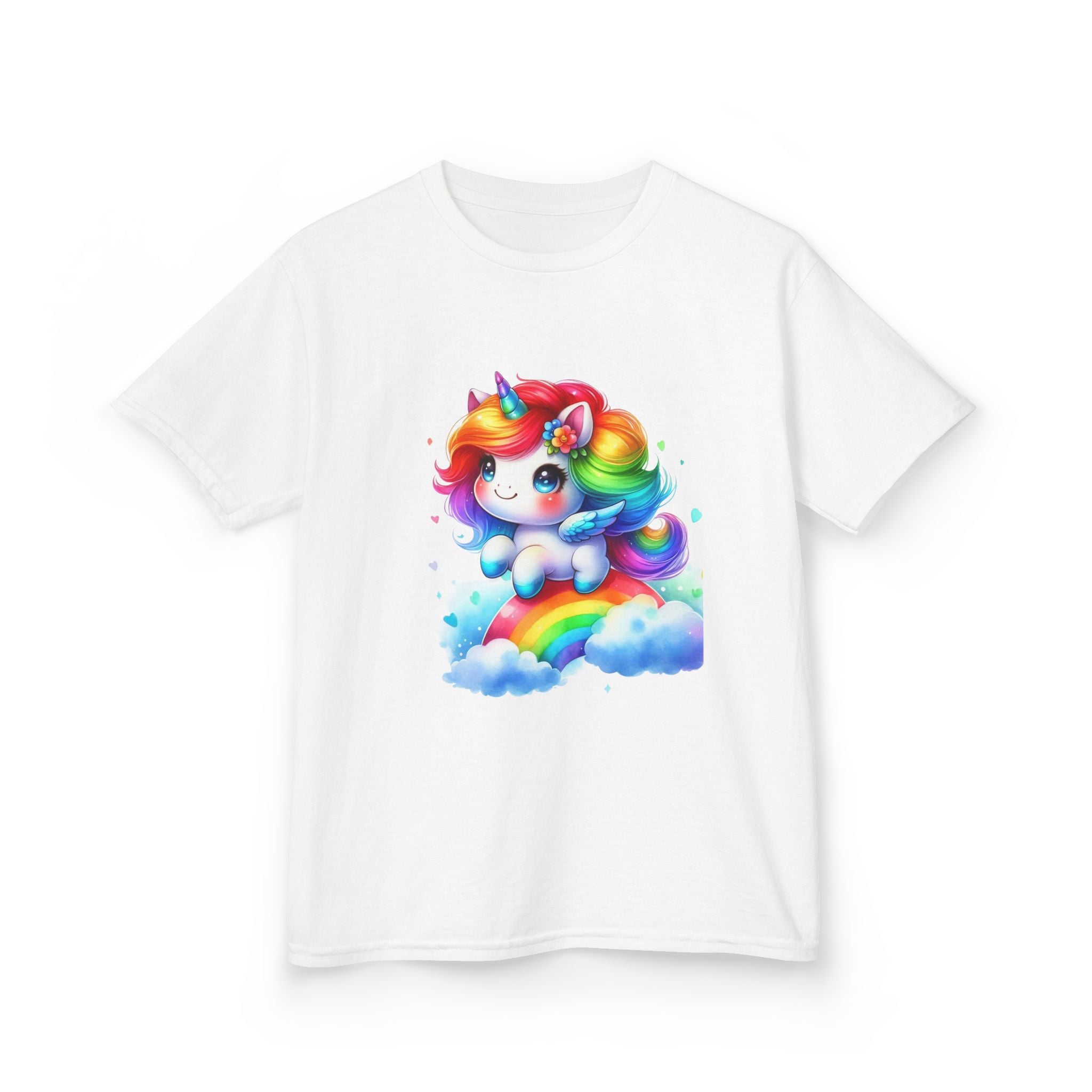 Unicorn Kids Tee, Rainbow Magic Shirt for Children, Birthday Gift, Playful T-Shirt, Cute Animal Clothing,