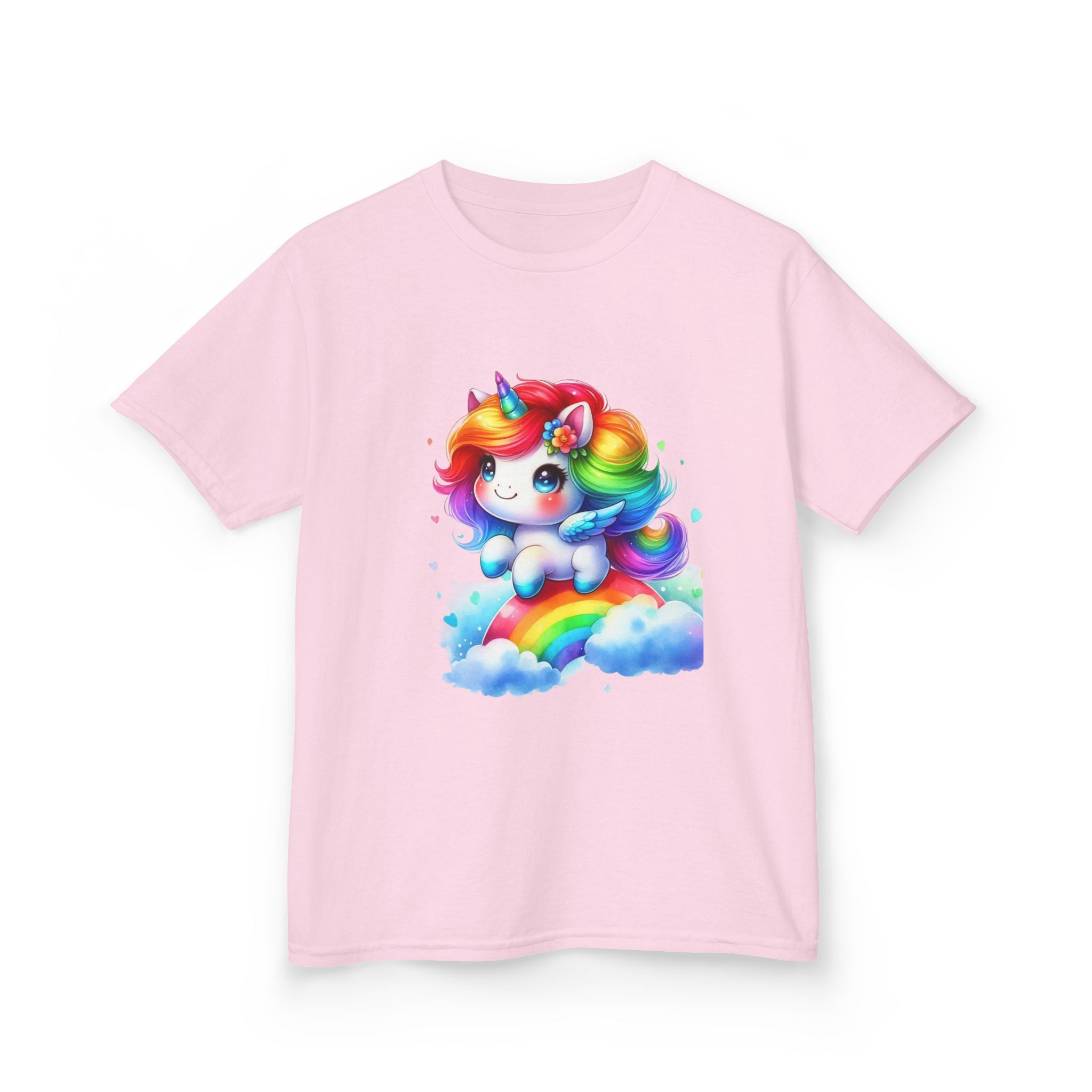 Unicorn Kids Tee, Rainbow Magic Shirt for Children, Birthday Gift, Playful T-Shirt, Cute Animal Clothing,