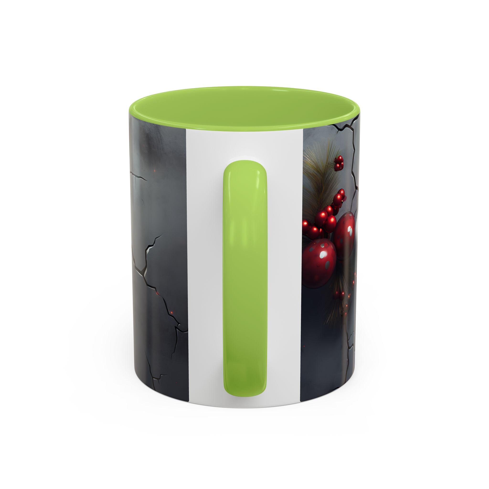 Skull Santa Accent Coffee Mug - Unique Holiday Gift, Halloween Decor, Gothic Style, Skull Lover Mug, Fun Coffee Cups