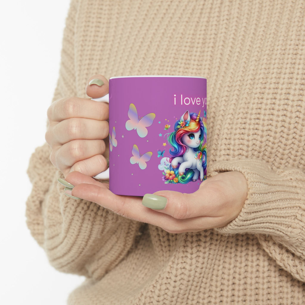 Magical Unicorn Mug - Perfect Gift for Kids, Rainbow Lovers, Birthdays, Valentine's Day, Tea/Coffee Enthusiasts, Cute Home Decor
