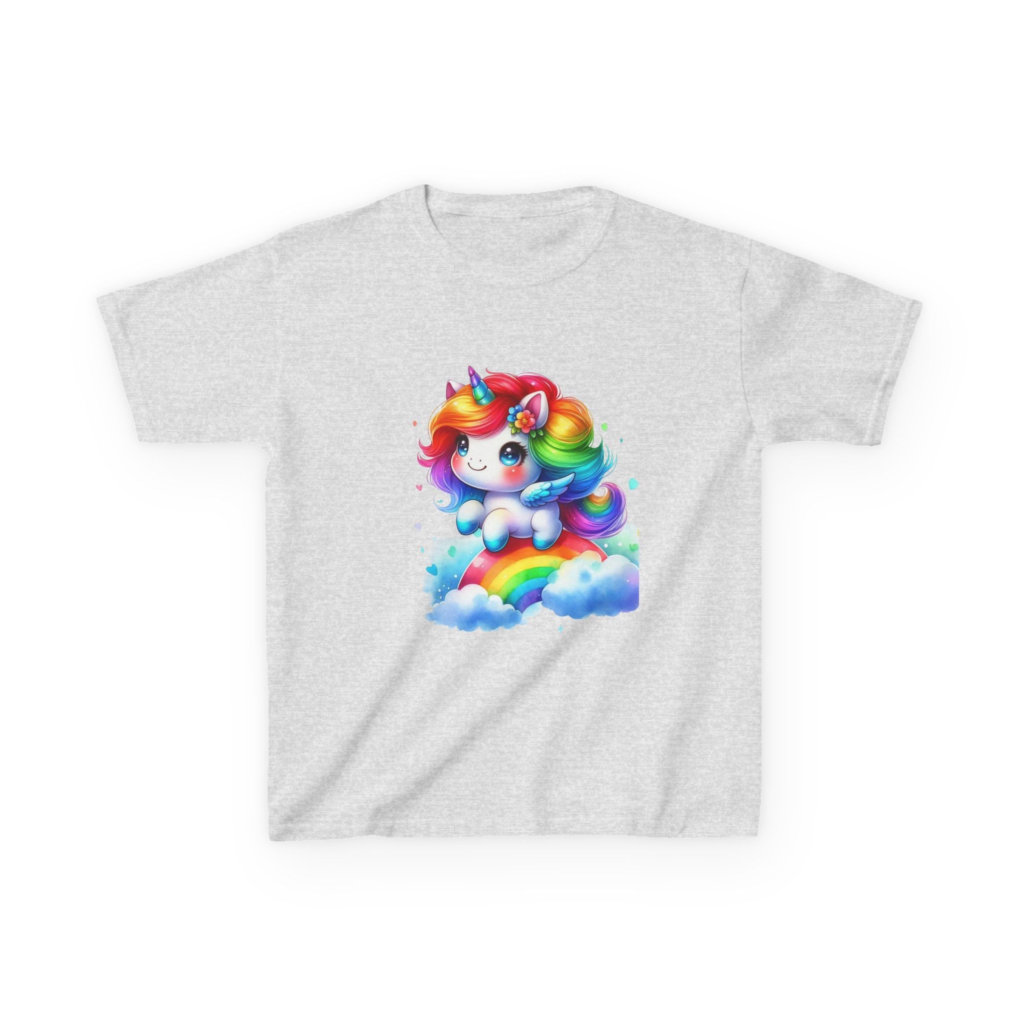 Unicorn Kids Tee, Rainbow Magic Shirt for Children, Birthday Gift, Playful T-Shirt, Cute Animal Clothing,