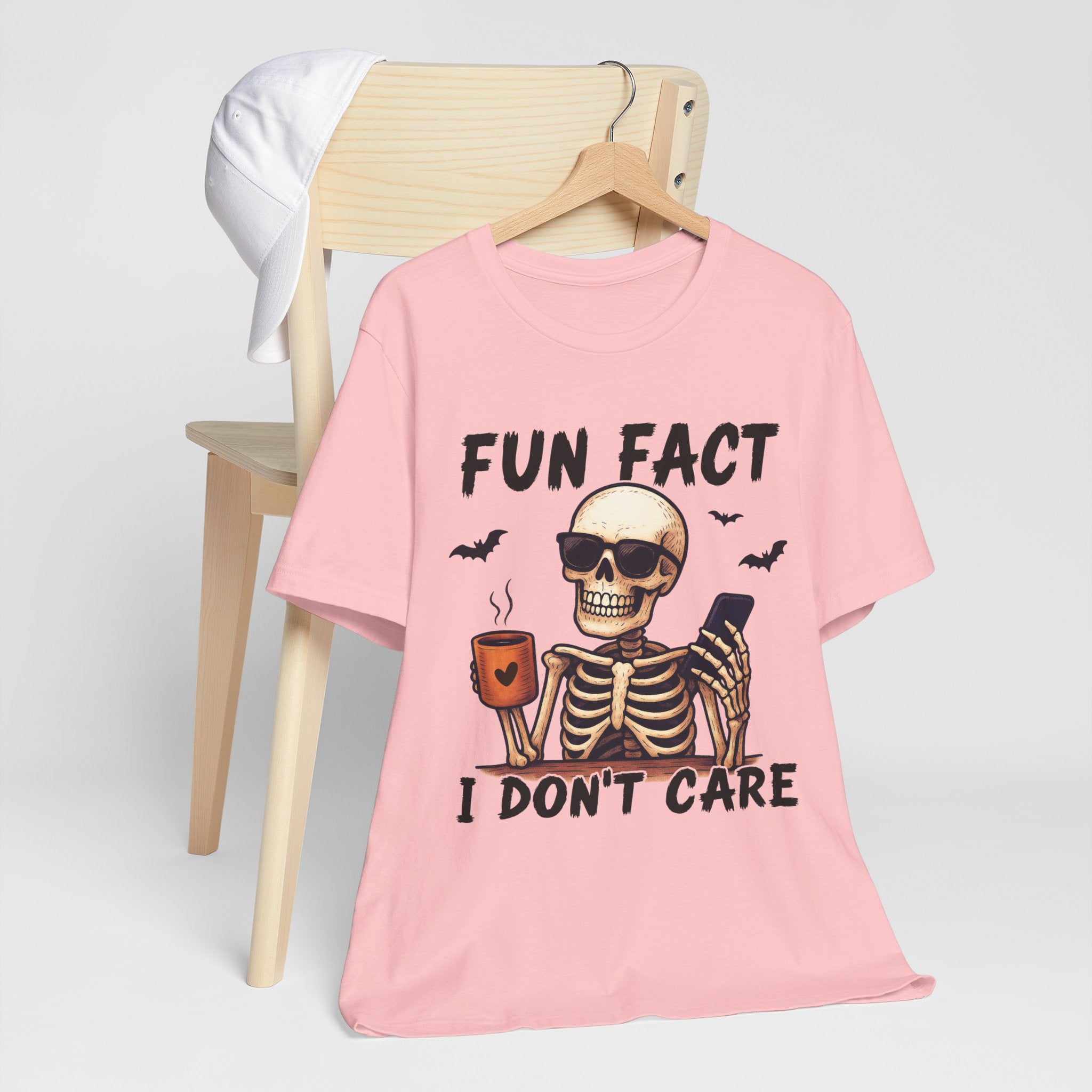 Funny Skeleton Tee, Halloween Shirt, Unisex Humor Tee, Casual Graphic Tee, Gift for Friends