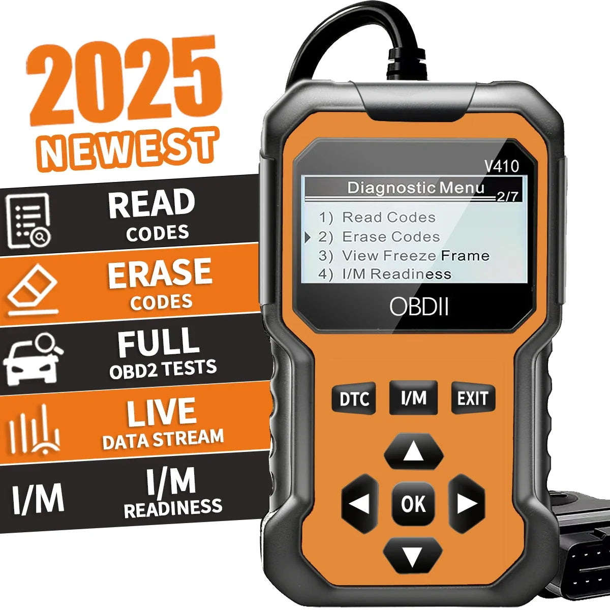 Car Obd2 scanner diagnostic tool code reader engine malfunction can diagnose all Obd II car scanning tools in the 1996 agreement